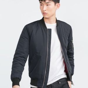 Satin bomber jacket